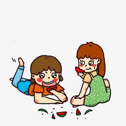 女童吃瓜头像,女童吃瓜头像萌化网友心